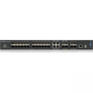ZyXEL 28-port GbE L3 Managed Switch with 4 SFP+ Uplink XGS4600-32F-DC XGS4600-32F