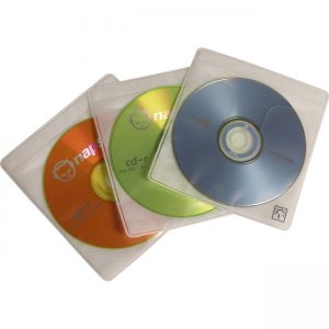 Case Logic 120 Disc Capacity Double Sided CD ProSleeves 3200340 CDS-120-WHITE