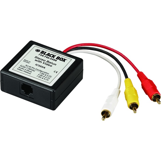 Black Box Composite Video/Stereo Balun IC569A