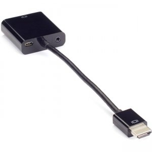 Black Box HDMI to VGA Adapter Converter with Audio, Male/Female Dongle VA-HDMI-VGA