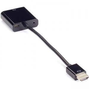 VA-HDMI-VGA, HDMI to VGA Adapter Converter with Audio, Male/Female Dongle -  Black Box