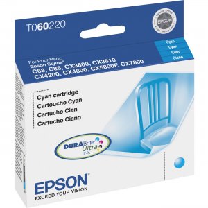 Epson DURABrite Ultra Cyan Ink Cartridge T060220-S EPST060220S