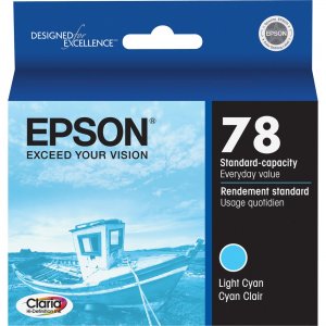 Epson Claria T078520 Light Cyan Ink Cartridge T078520-S EPST078520S