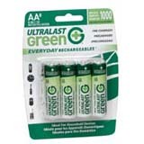 UltraLast Green Everyday Rechargeables General Purpose Battery ULGED8AA