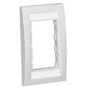 Panduit Mini-Com 1 Socket Single Gang Faceplate CBEWHY
