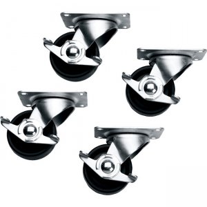 Middle Atlantic Products Set of 4 Non-Locking Commercial Grade Casters 5W