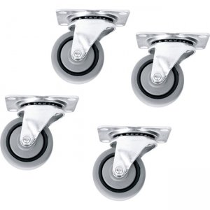 Middle Atlantic Products Set of 4 Non-Locking Fine Floor Casters 5WR