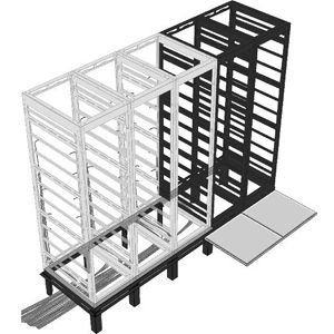 Middle Atlantic Products Riser Base RIB3MRK36 RIB-3-MRK-36