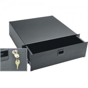 Middle Atlantic Products 3-Space Rackmount Drawer with Keylock D3LK