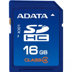 Adata 16GB microSD High Capacity (microSDHC) Card AUSDH16GCL4-PA1