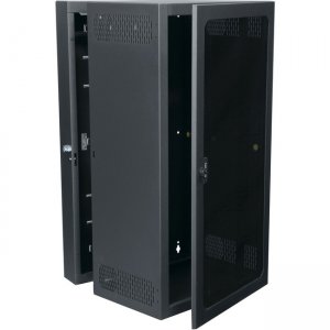 Middle Atlantic Products Cablesafe Rack Cabinet With Plexiglass Front Door and 8 D-Rings CWR2626PD CWR-26-26PD