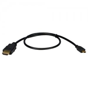 QVS High Speed HDMI to Micro-HDMI with Ethernet 1080p HD Cable HDAD-1.5M