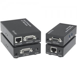KanexPro VGA 1x1 Extender over CAT5e/6 with Audio up to 1,000ft (300m) VGAEXTX1