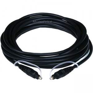 Monoprice 15ft Optical Toslink 5.0mm OD Audio Cable 6273