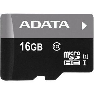 Adata 16GB Premier microSD High Capacity (microSDHC) Card AUSDH16GUICL10-PA1