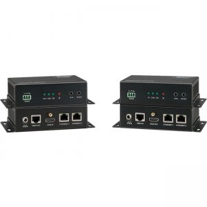 KanexPro 4K HDBaseT 100 Meter HDMI Extender w/ 2-Port Ethernet Switch HDBASE100ME