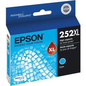 Epson Cyan Ink Cartridge, High Capacity (T220) T252XL220-S 252XL