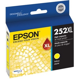 Epson Yellow Ink Cartridge, High Capacity (T420) T252XL420-S 252XL