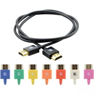 Kramer Ultra Slim HighSpeed HDMI Flexible Cable with Ethernet - Black 97-0132003 C-HM/HM/PICO/BK-3