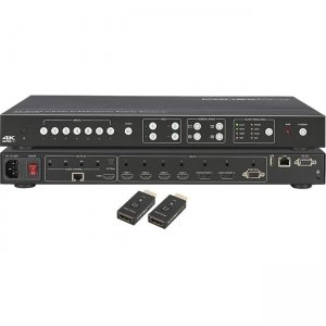 KanexPro 4K Presentation System with Click-to-Show me Controller and Scaling Processor HDBT-VTSC72-4K