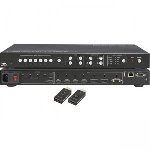 KanexPro 4K Video Tiler & Scaler Switcher w/ HDMI & Click-to-Show Me Controller HD-VTSC72-4K