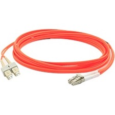 AddOn Fiber Optic Duplex Patch Network Cable ADD-SC-LC-1M6MMF-TAA