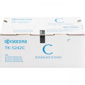 Kyocera Ecosys P5026/M5526 Toner Cartridge TK-5242C KYOTK5242C