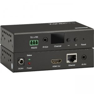 KanexPro NetworkAV H.264 HDMI Receiver over IP w/ POE & RS-232 EXT-AVIPH264RX