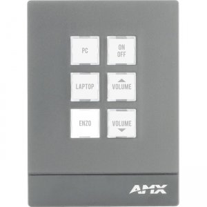 AMX Massio 6-Button ControlPad (US, UK, EU) FG2102-06P-BL MCP-106