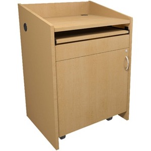 Middle Atlantic Products Pre-Configured L2 Series Lectern, 28" W, 25" D, with Connectivity L2LDC2CCMKM