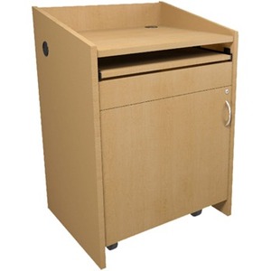 Middle Atlantic Products Pre-Configured L2 Series Lectern, 28" W, 25" D, with Connectivity L2LDC2CCMKM