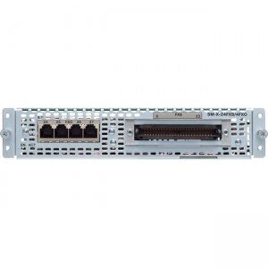 Cisco Single-Wide High Density Analog Voice Service Module with 24 FXS and 4 FXO SM-X-24FXS/4FXO=