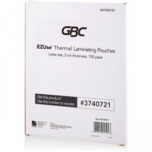 Swingline GBC EZUse Thermal Laminating Pouches 3740721 GBC3740721
