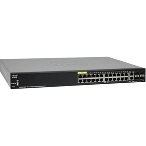 Cisco 28-Port Gigabit PoE Managed Switch - Refurbished SG350-28MPK9NA-RF SG350-28MP