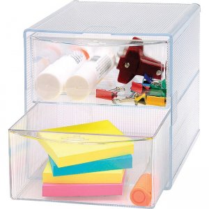 Business Source 2-drawer Storage Organizer 82978