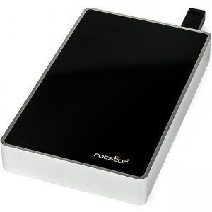 Rocstor Rocsecure Real-time Hardware Encrypted Portable External Hard Drive E634KK-01 EX31