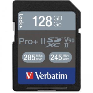 Verbatim 128GB Pro II Plus SDXC Card 99165 VER99165