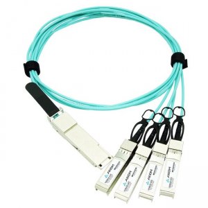 Axiom 40GBASE-AOC QSFP+ to 4 SFP+ Active Optical Cable Extreme Compatible, 20m 10GB-4-F20-QSFP-AX