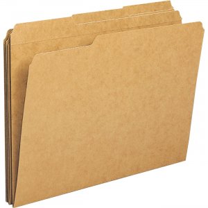 Business Source 1/3-cut Tab Heavy Weight Kraft File Folders 20890 BSN20890