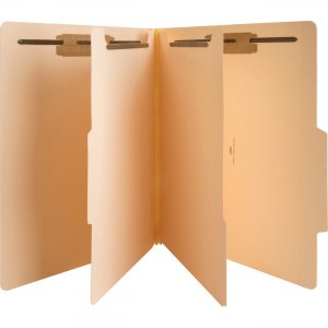 Business Source 6-Part Manila Classification Folders 95007 BSN95007