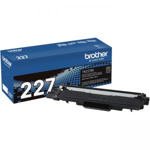 Brother Genuine High Yield Black Toner Cartridge TN227BK TN-227BK