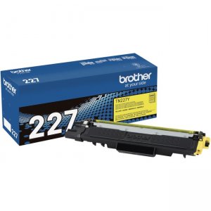 Brother Genuine High Yield Yellow Toner Cartridge TN227Y TN-227Y