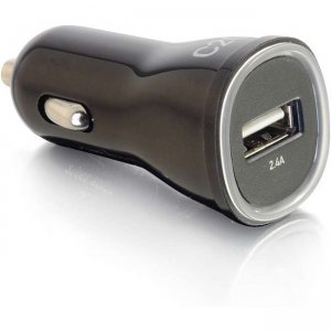 C2G 1-Port USB Car Charger, 2.4A Output 21068