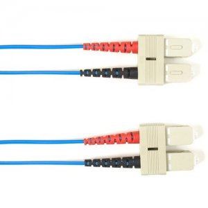 Black Box Fiber Optic Duplex Patch Network Cable FOLZH10-002M-SCSC-BL