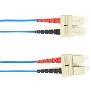Black Box Fiber Optic Duplex Patch Network Cable FOLZH10-002M-SCSC-BL