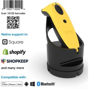 Socket Mobile SocketScan® , Universal Barcode Scanner, Yellow & Black Dock CX3445-1908 S740