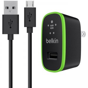 Belkin Universal Home Charger with Micro USB ChargeSync Cable (12 Watt/ 2.4 Amp) F8M886TT04-BLK