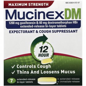 Mucinex DM Cough Tablets 07207 RAC07207