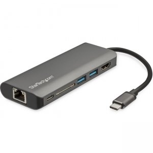 StarTech.com USB-C Multiport Adapter with HDMI - SD Reader - 2xA 1xC - PD 3.0 DKT30CSDHPD3