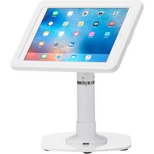 ArmorActive Pipeline Kiosk 12 in with Echo for iPad Pro 12.9 in White with Baseplate 800-00001_00235